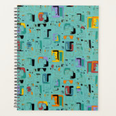 Abstract patroon van stammaya oeroude gezichten 1 planner (Voorkant)