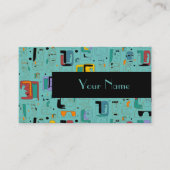 Abstract patroon van stammaya oeroude gezichten 1 visitekaartje (Voorkant)