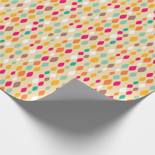 Abstract patroon van stijl Retro Cadeaupapier (Hoek)