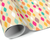 Abstract patroon van stijl Retro Cadeaupapier (Rol Hoek)