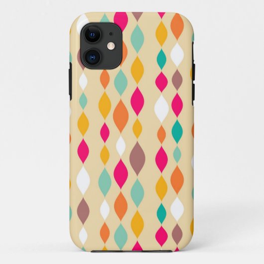 Abstract patroon van stijl Retro Case-Mate iPhone Case (Achterkant)