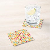 Abstract patroon van stijl Retro Kartonnen Onderzetters (Insitu)