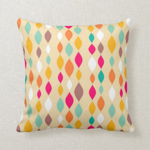 Abstract patroon van stijl Retro Kussen