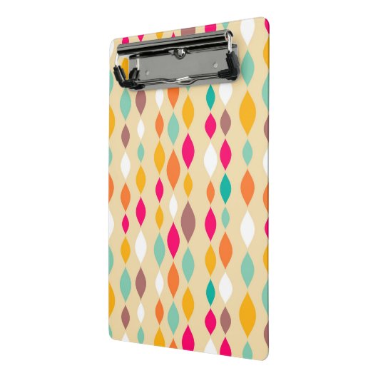 Abstract patroon van stijl Retro Mini Klembord (Angled2)