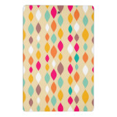 Abstract patroon van stijl Retro Mini Klembord (Achterkant)