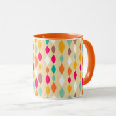 Abstract patroon van stijl Retro Mok (Voorkant rechts)