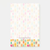 Abstract patroon van stijl Retro Post-it® Notes (Voorkant)