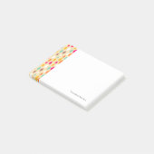 Abstract patroon van stijl Retro Post-it® Notes (Schuin)