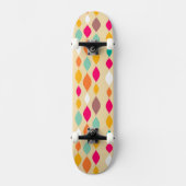 Abstract patroon van stijl Retro Skateboard (Voorkant)