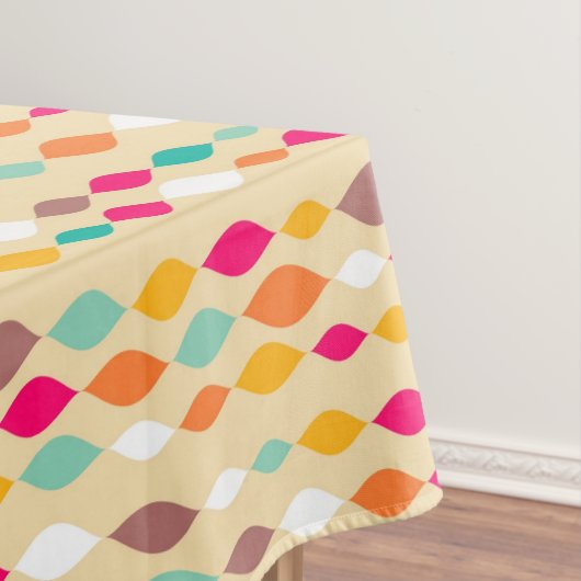 Abstract patroon van stijl Retro Tafelkleed (Voorbeeld)