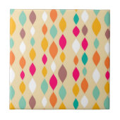 Abstract patroon van stijl Retro Tegeltje (Voorkant)
