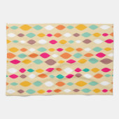 Abstract patroon van stijl Retro Theedoek (Horizontaal)