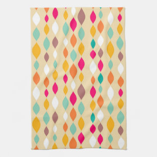 Abstract patroon van stijl Retro Theedoek
