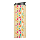 Abstract patroon van stijl Retro Thermosbeker (Gedraaid links)