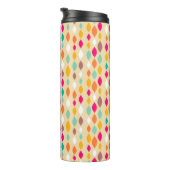 Abstract patroon van stijl Retro Thermosbeker (Geroteerd rechts)