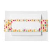 Abstract patroon van stijl Retro Uitnodigingen Wikkel (Voorkant Voorbeeld)