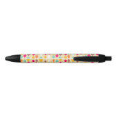 Abstract patroon van stijl Retro Zwarte Inkt Pen (Achterkant)