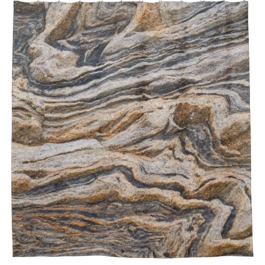 Abstract patroon van textuurmarmer douchegordijn (Voorkant)