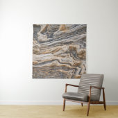 Abstract patroon van textuurmarmer wandkleed (In situ)
