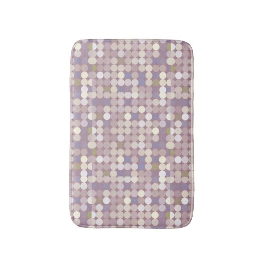 Abstract patroon van verbindingscirkels badmat (Voorkant Verticaal)