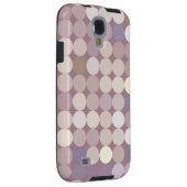 Abstract patroon van verbindingscirkels Case-Mate samsung galaxy hoesje (Back/Rechts)