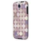 Abstract patroon van verbindingscirkels Case-Mate samsung galaxy hoesje (Achterkant Links)