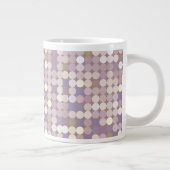 Abstract patroon van verbindingscirkels grote koffiekop (Rechts)