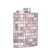 Abstract patroon van verbindingscirkels heupfles (Rechts)