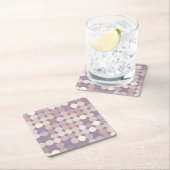 Abstract patroon van verbindingscirkels kartonnen onderzetters (Insitu)