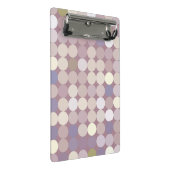 Abstract patroon van verbindingscirkels mini klembord (Schuin)