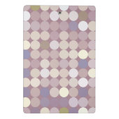 Abstract patroon van verbindingscirkels mini klembord (Achterkant)