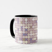 Abstract patroon van verbindingscirkels mok (Voorkant links)