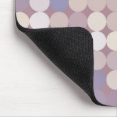 Abstract patroon van verbindingscirkels muismat (Hoek)