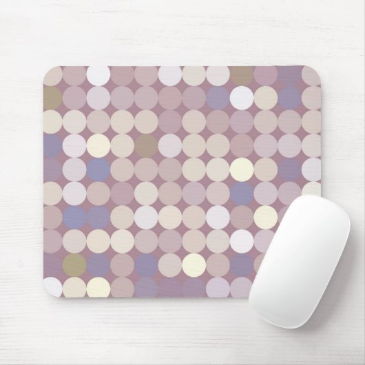 Abstract patroon van verbindingscirkels muismat (Met muis)