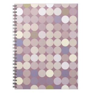 Abstract patroon van verbindingscirkels notitieboek