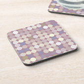 Abstract patroon van verbindingscirkels onderzetter (Linkerzijde)