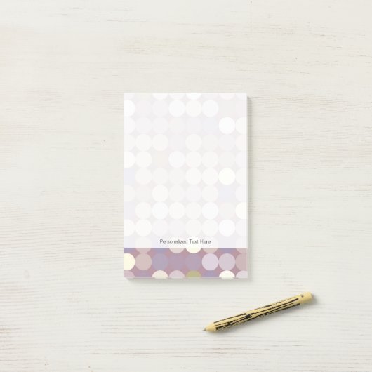 Abstract patroon van verbindingscirkels post-it® notes (Op bureau)