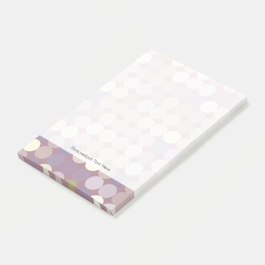 Abstract patroon van verbindingscirkels post-it® notes (Schuin)