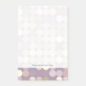 Abstract patroon van verbindingscirkels post-it® notes (Voorkant)