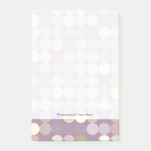 Abstract patroon van verbindingscirkels post-it® notes (Voorkant)