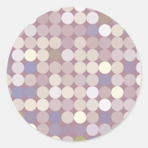 Abstract patroon van verbindingscirkels ronde sticker