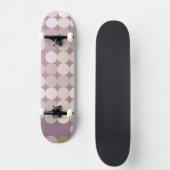 Abstract patroon van verbindingscirkels skateboard (Voorkant)