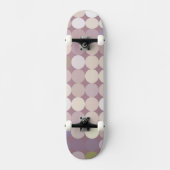 Abstract patroon van verbindingscirkels skateboard (Voorkant)