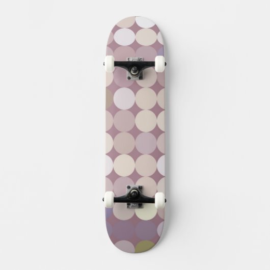 Abstract patroon van verbindingscirkels skateboard (Voorkant)