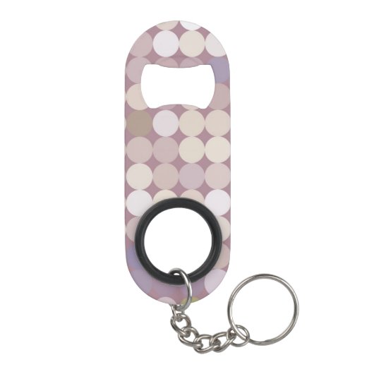 Abstract patroon van verbindingscirkels sleutelhanger flessenopener (Achterkant)