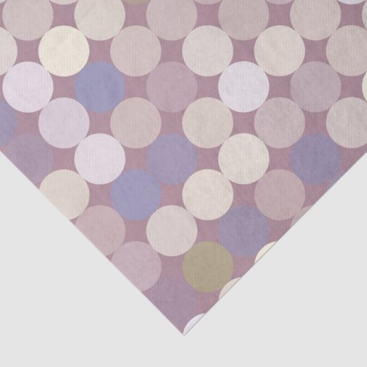 Abstract patroon van verbindingscirkels tissuepapier (Detail)