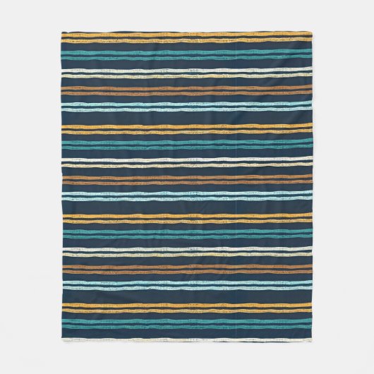 Abstract patroon van verticale lijnen fleece deken (Voorkant)