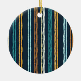 Abstract patroon van verticale lijnen keramisch ornament