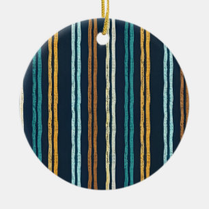 Abstract patroon van verticale lijnen keramisch ornament