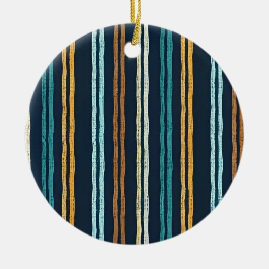 Abstract patroon van verticale lijnen keramisch ornament (Voorkant)